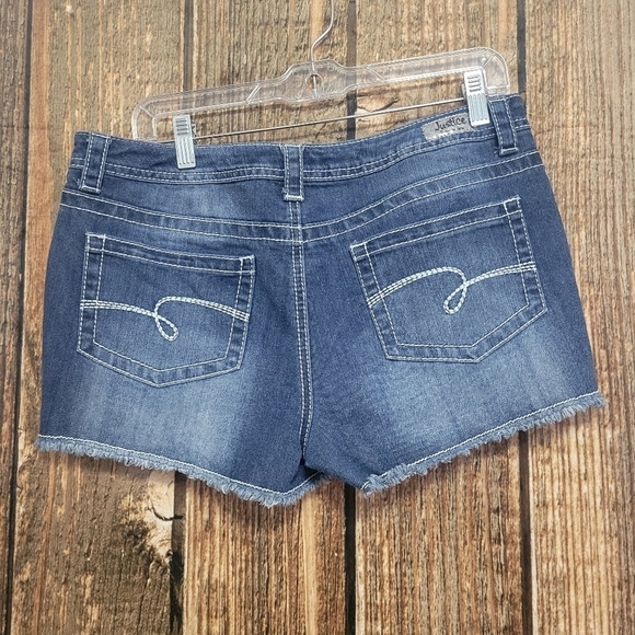 GUC- Justice Premium Jeans- American Flag Shorts - Picture 4 of 5